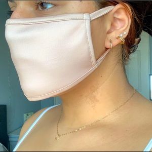 Beige Double Layer Face Covering